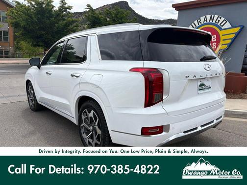 Hyper White 2021 Hyundai PALISADE Calligraphy