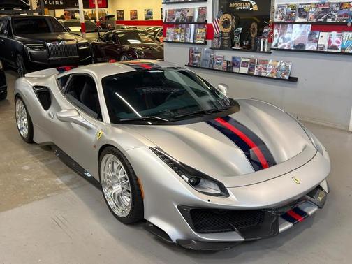 Silver 2020 Ferrari 488 Pista Base
