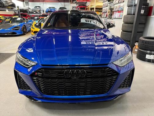 Blue 2023 Audi RS 7 4.0T