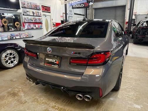 Gray 2021 BMW M5 Competition