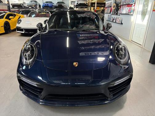 Blue 2018 Porsche 911 Turbo S