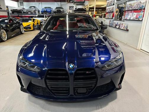 Blue 2024 BMW M4 Competition xDrive