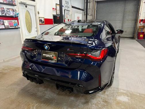 Blue 2024 BMW M4 Competition xDrive