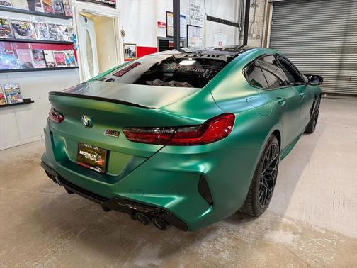 Green 2025 BMW M8 Gran Coupe Competition
