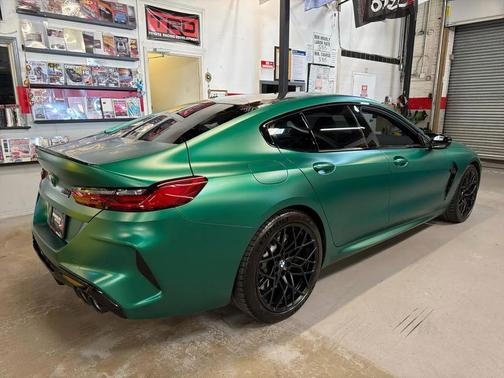 Green 2025 BMW M8 Gran Coupe Competition