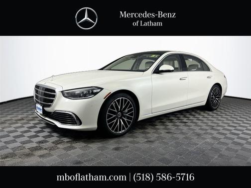 MANUFAKTUR Diamond White Metallic 2022 Mercedes-Benz S-Class S 500 4MATIC
