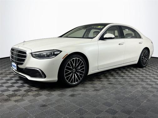 MANUFAKTUR Diamond White Metallic 2022 Mercedes-Benz S-Class S 500 4MATIC