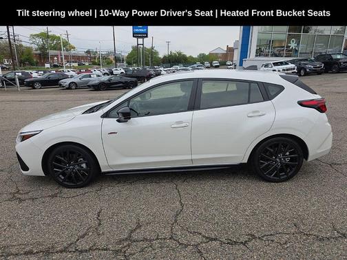 Crystal White Pearl 2025 Subaru Impreza RS