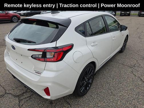 Crystal White Pearl 2025 Subaru Impreza RS