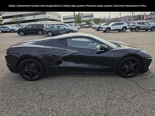 Black 2026 Chevrolet Corvette Stingray w/1LT