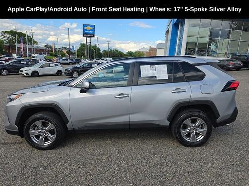 Silver Sky Metallic 2022 Toyota RAV4 XLE