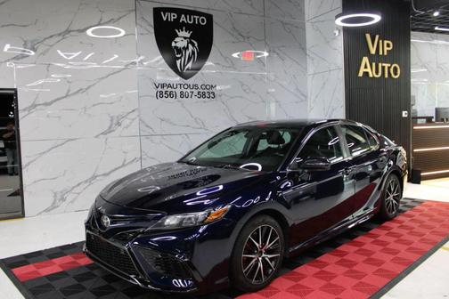 Blue 2021 Toyota Camry SE