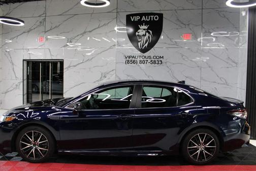 Blue 2021 Toyota Camry SE