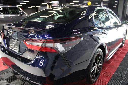 Blue 2021 Toyota Camry SE