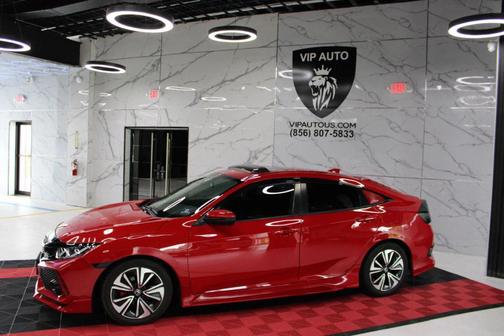 Red 2017 Honda Civic EX-T