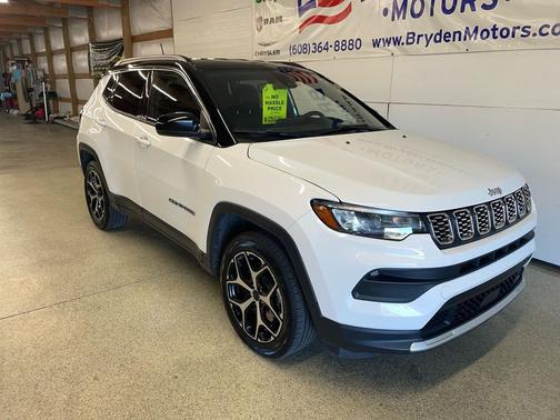 Bright White Clearcoat 2025 Jeep Compass Limited