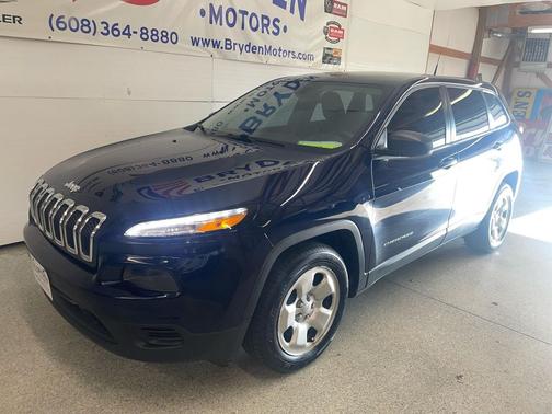 True Blue Pearlcoat 2016 Jeep Cherokee Sport