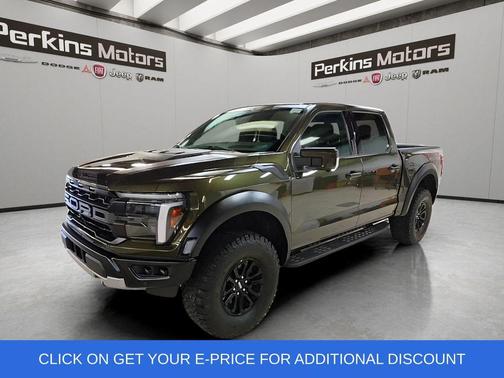 Green 2024 Ford F-150 Raptor