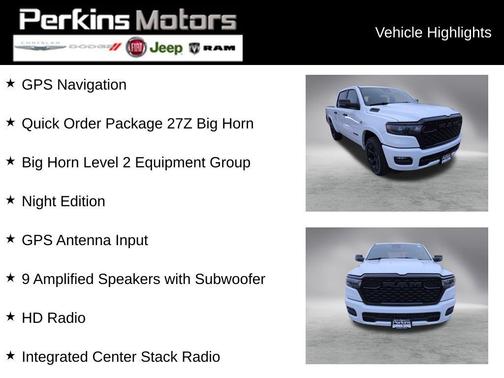 2026 RAM 1500 Big Horn/Lone Star