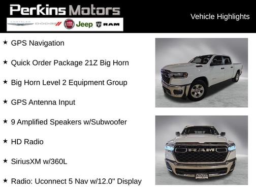 2025 RAM 1500 Big Horn/Lone Star