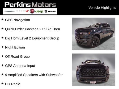 2026 RAM 1500 Big Horn/Lone Star