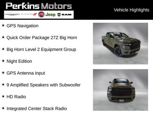 2026 RAM 1500 Big Horn/Lone Star