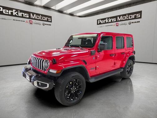 Firecracker Red Clearcoat 2025 Jeep Wrangler 4xe Sahara