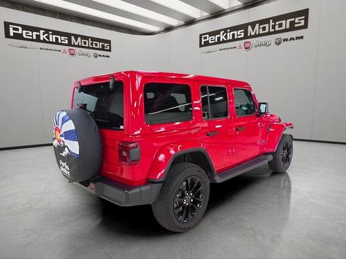 Firecracker Red Clearcoat 2025 Jeep Wrangler 4xe Sahara