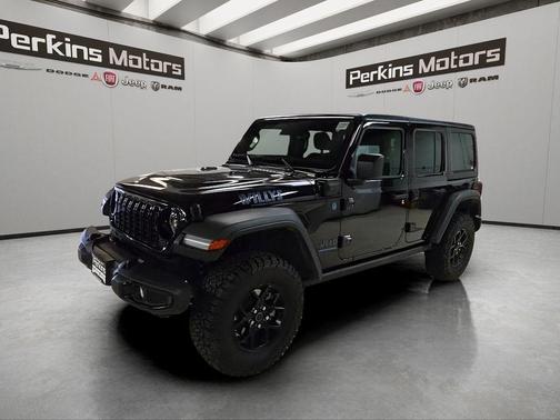 Black Clearcoat 2025 Jeep Wrangler 4xe Sport