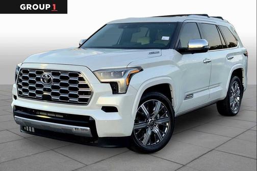 Wind Chill Pearl 2025 Toyota Sequoia Capstone