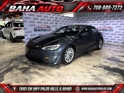 Midnight Silver Metallic 2021 Tesla Model S Plaid Tri Motor All-Wheel Drive