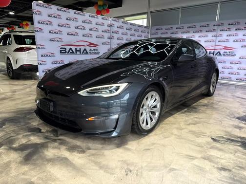 Midnight Silver Metallic 2021 Tesla Model S Plaid Tri Motor All-Wheel Drive