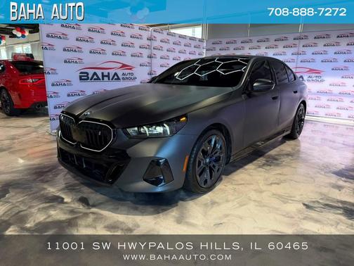 Frozen Deep Grey 2024 BMW i5 eDrive40