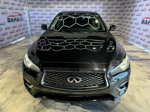 Midnight Black 2023 INFINITI Q50 3.0t LUXE