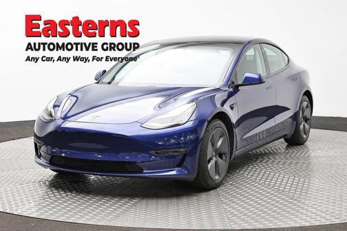 Deep Blue Metallic 2021 Tesla Model 3 Long Range