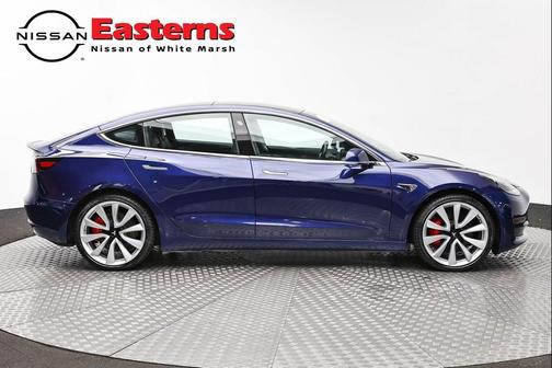 Deep Blue Metallic 2018 Tesla Model 3 Long Range