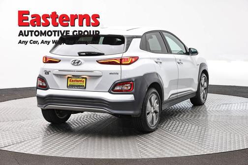 Chalk White 2019 Hyundai KONA EV Limited