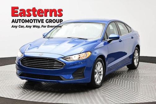 Blue Metallic 2020 Ford Fusion SE