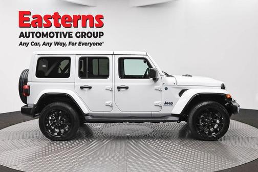 Bright White Clearcoat 2025 Jeep Wrangler 4xe Sahara