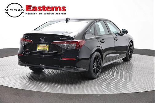 Crystal Black Pearl 2025 Honda Civic Hybrid Sport