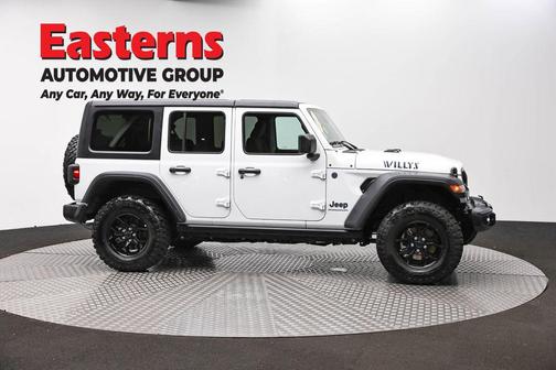 Bright White Clearcoat 2025 Jeep Wrangler 4xe Willys