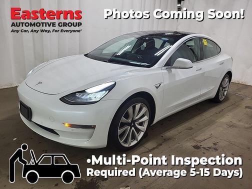 Pearl White Multi-Coat 2019 Tesla Model 3 Long Range