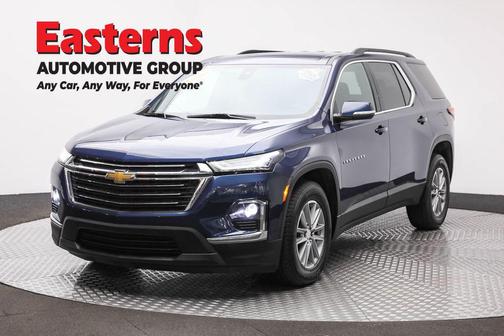 Northsky Blue Metallic 2022 Chevrolet Traverse LT Leather