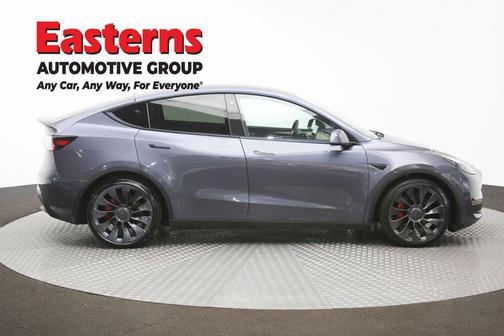 Gray 2022 Tesla Model Y Performance Dual Motor All-Wheel Drive
