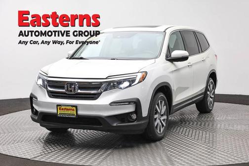 White Diamond Pearl 2019 Honda Pilot EX-L