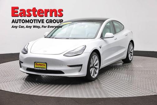 Pearl White Multi-Coat 2019 Tesla Model 3 Long Range