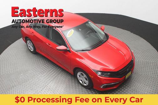 Red 2020 Honda Civic LX
