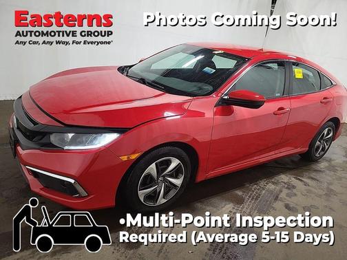 Red 2020 Honda Civic LX