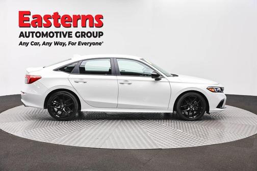 Platinum White Pearl 2024 Honda Civic Sport
