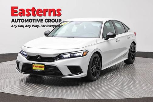 Platinum White Pearl 2024 Honda Civic Sport